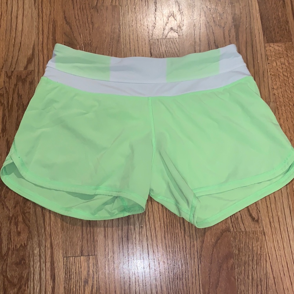 Lululemon speed up shorts; tall 4